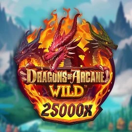 Official Slots logo: Dragons of Arcane Wild by Foxium at BigClash Casino